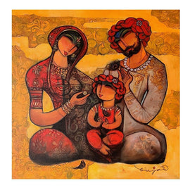 Krishna with parents